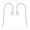 JewelrySupply Sterling Silver Earring Wires (1 Pair of Sterling Silver Earrings)